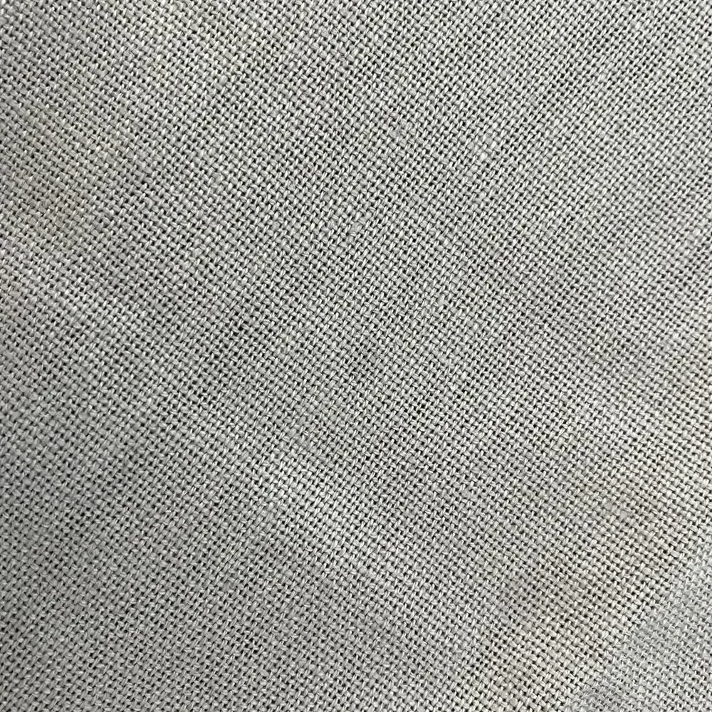 2 West Elm Gray Linen Blend Grommet Curtain Panels 48x96in